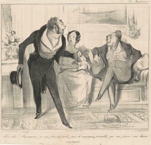 我が神よ！ 先生、私は... 作： Honoré Daumier
