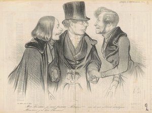 親愛なる友人、私はあなたに氏を紹介します.... 作： Honoré Daumier