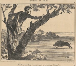 なんてこった、なんてこった... 提供した... 作： Honoré Daumier