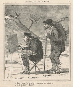 おい、あなたの絵には暖かさが欠けている... 作： Honoré Daumier