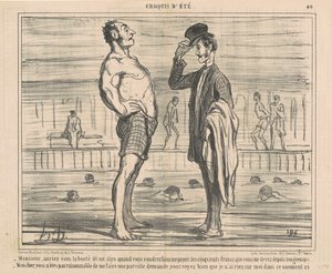 先生、教えていただけませんか... 作： Honoré Daumier