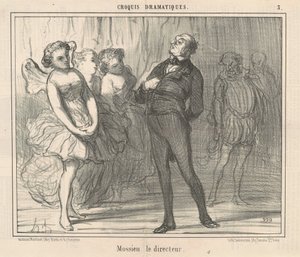 監督のモシュー 作： Honoré Daumier