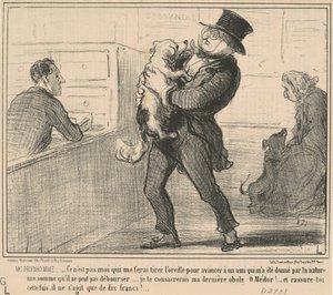 ミスター・プルドム...自分自身を作るのは私ではありません... 作： Honoré Daumier