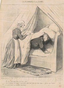 サー、それは 3 セントの手紙です... 作： Honoré Daumier