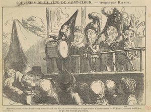 12時間演奏するミュージシャン... 作： Honoré Daumier