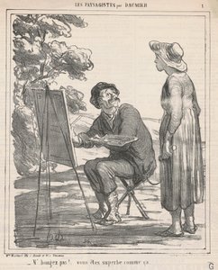 動かないで下さい！ ... 作： Honoré Daumier