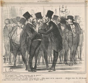 何も恐れない ... 作： Honoré Daumier