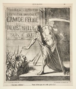 いいえ！ 私の子供たち！ 作： Honoré Daumier