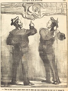 私たちは決して推測しなかったでしょう... 作： Honoré Daumier