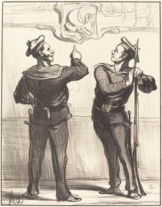 私たちは決して推測しなかったでしょう... 作： Honoré Daumier