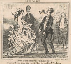 新しい夜のエンターテイメント 作： Honoré Daumier