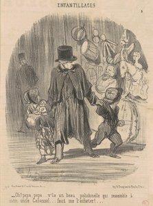 おー！ パパ、パパ...ここは美しい... 作： Honoré Daumier