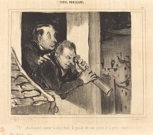 あたかもそこにいるかのように。 大きなもの... 作： Honoré Daumier