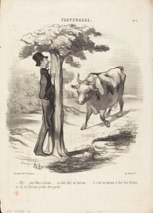 おお…角のある野獣… 作： Honoré Daumier
