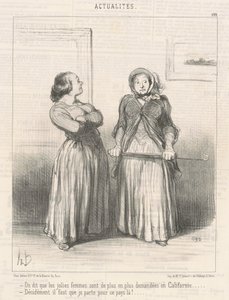 綺麗な女性って言うけど… 作： Honoré Daumier