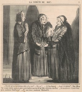 彼らは、私たちはすでに彼女に会い始めていると言います... 作： Honoré Daumier