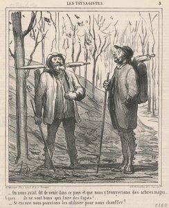 この国に来るように言われました... 作： Honoré Daumier