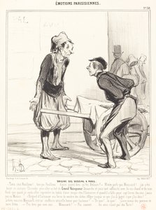 パリのベドインの起源 作： Honoré Daumier