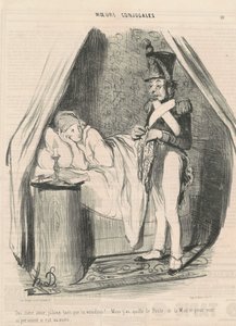はい、親愛なる友よ、好きなだけ嫉妬してください！ 作： Honoré Daumier