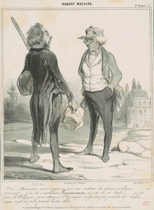 はい、あなたは私を犠牲者として見ています 作： Honoré Daumier