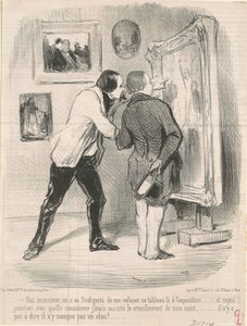 はい...彼らは憤慨して私にこの絵を拒否しました... 作： Honoré Daumier