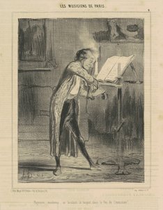 パガニーニ・モダン... 作： Honoré Daumier