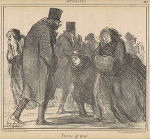 パリが押収された 作： Honoré Daumier