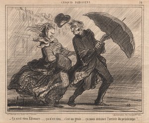 パリジャン スケッチ: イッツ ナッシング エレノア 作： Honoré Daumier