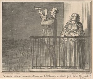 信じられないほどのパリジャン... 作： Honoré Daumier