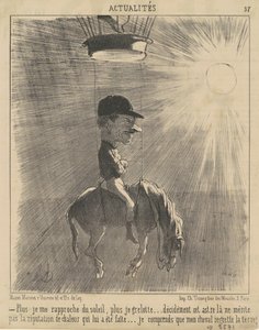 太陽に近づくほど… 作： Honoré Daumier