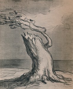 貧しいフランス！トランクは爆破された、1871年、1946年 作： Honoré Daumier