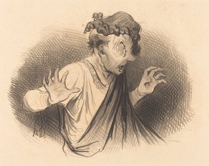 これらの蛇は誰のために... 作： Honoré Daumier