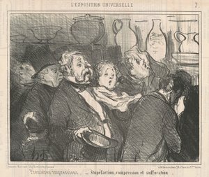 第一印象・・・驚き・・・ 作： Honoré Daumier
