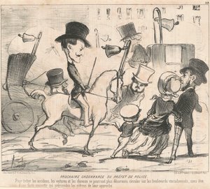 警視庁の次の命令 作： Honoré Daumier