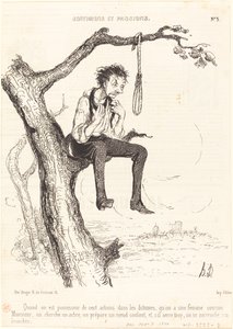 100株持っていると… 作： Honoré Daumier
