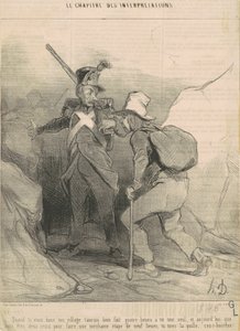 あなたがあなたの村にいたとき、あなたは... 作： Honoré Daumier