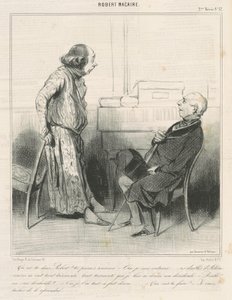 どうしたの、ロバート？ ... 作： Honoré Daumier