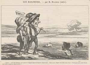 クイーン！ ... 泳ぎに来るパリジャンの評価 ... 作： Honoré Daumier