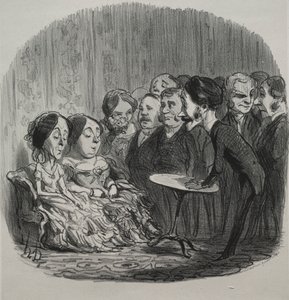 ラップスピリッツ、1851年。 作： Honoré Daumier