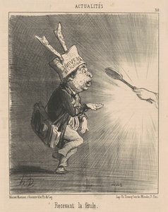 フェルールの受け取り 作： Honoré Daumier