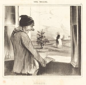 後悔 作： Honoré Daumier