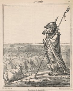 更新された噴水 作： Honoré Daumier