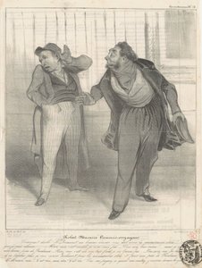 ロバート・マケーア旅行係 作： Honoré Daumier