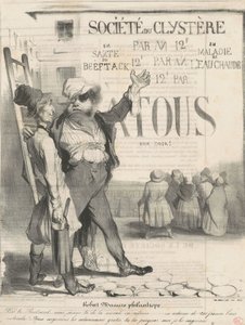 慈善家ロバート・マケーア 作： Honoré Daumier
