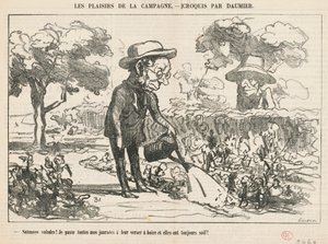 くそサラダ… 作： Honoré Daumier