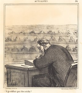 再選しなければ！ 作： Honoré Daumier