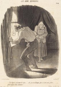 零下6度… 作： Honoré Daumier