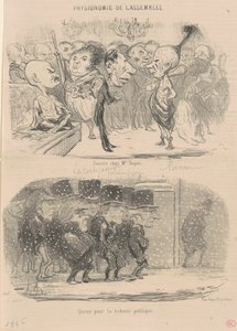 デュパン氏の夜 作： Honoré Daumier