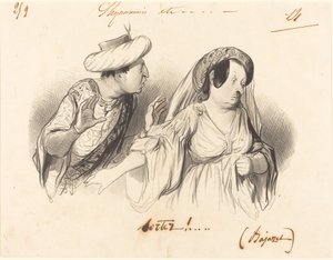 出ていけ!... (バハゼット) 作： Honoré Daumier