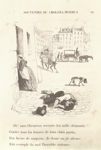 お土産デュショレラモルブス、1840年 作： Honoré Daumier